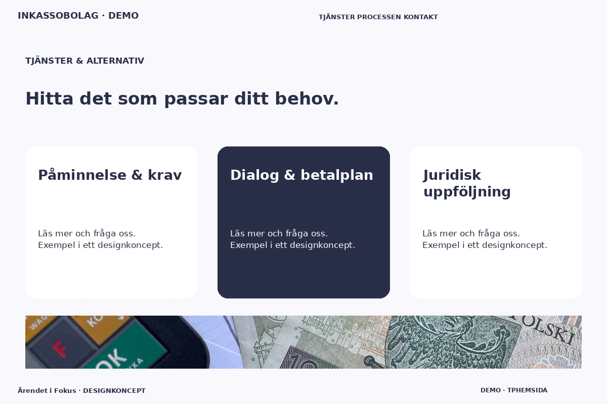 Ärendet i Fokus – Tjänster & alternativ för inkassobolag