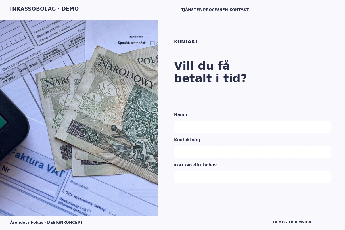 Ärendet i Fokus – Kontakt för inkassobolag