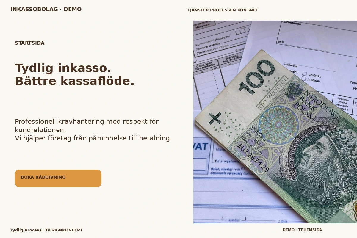 Tydlig Process – Startsida för inkassobolag