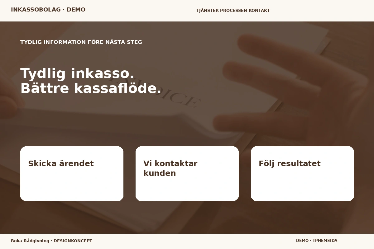 Boka Rådgivning – Inför ditt val för inkassobolag