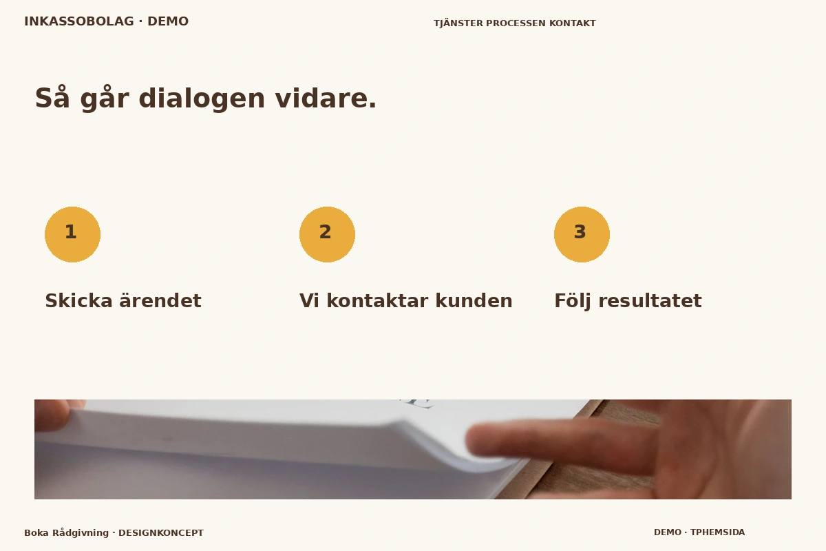 Boka Rådgivning – Så fungerar dialogen för inkassobolag