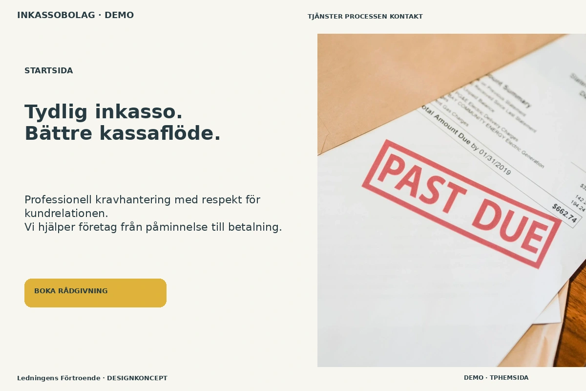 Ledningens Förtroende – Startsida för inkassobolag