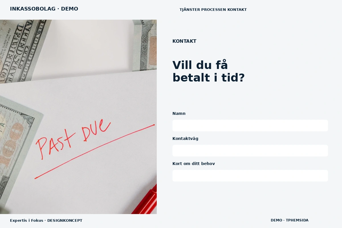 Expertis i Fokus – Kontakt för inkassobolag