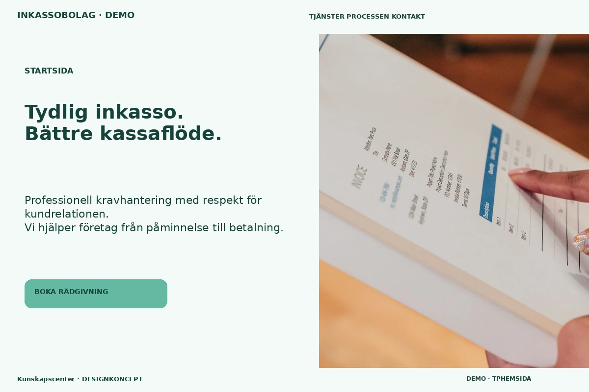 Kunskapscenter – Startsida för inkassobolag
