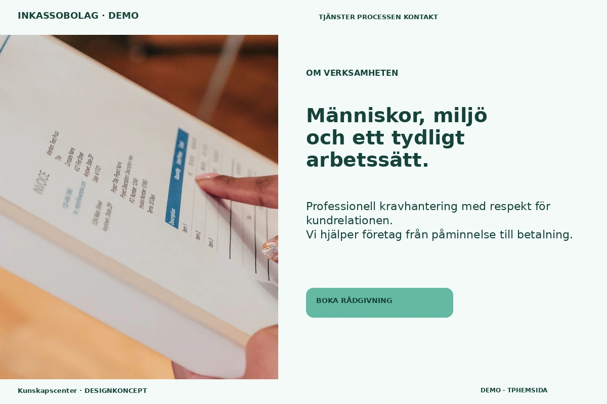 Kunskapscenter – Om verksamheten för inkassobolag