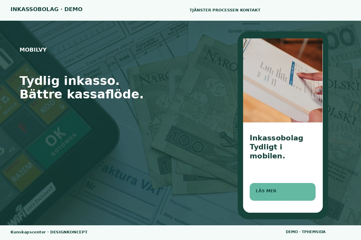 Kunskapscenter – Mobilvy för inkassobolag