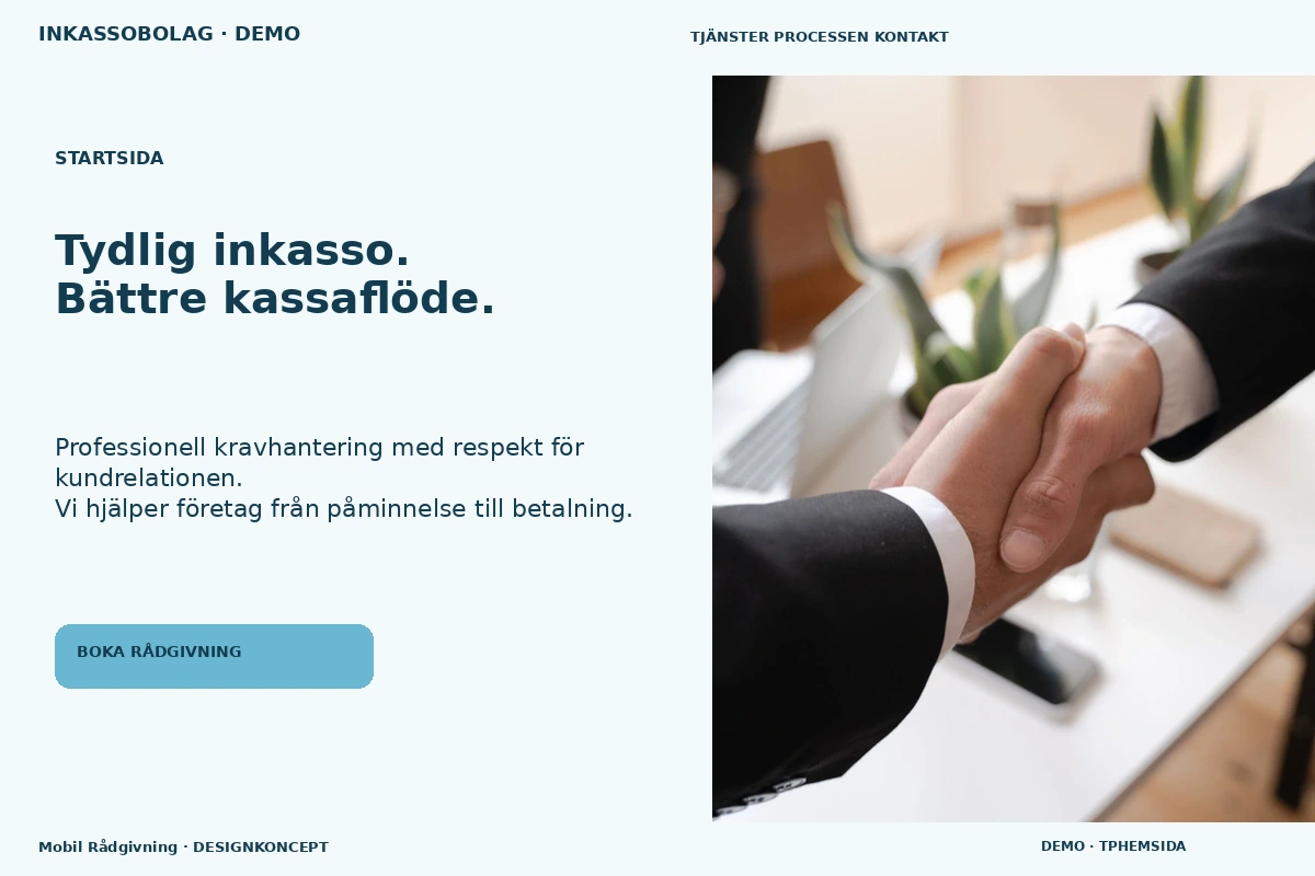 Mobil Rådgivning – Startsida för inkassobolag