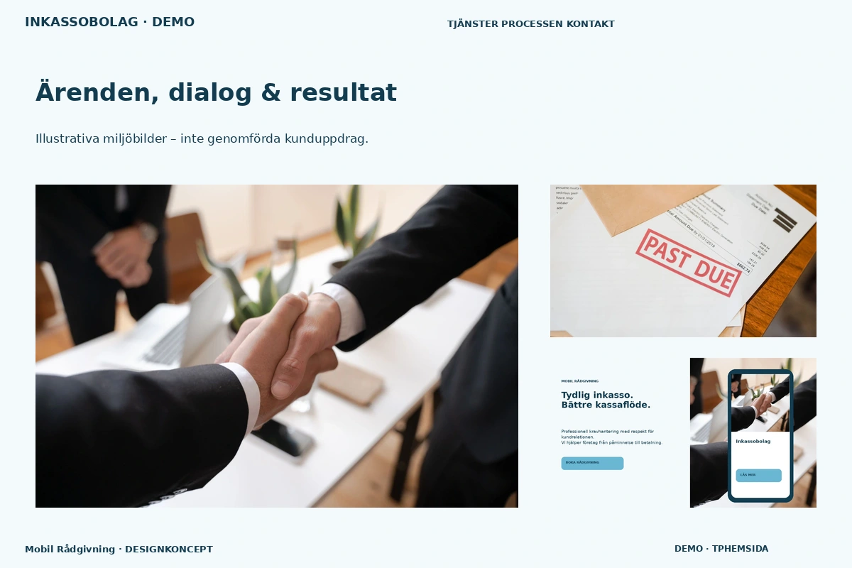 Mobil Rådgivning – Ärenden, dialog & resultat för inkassobolag