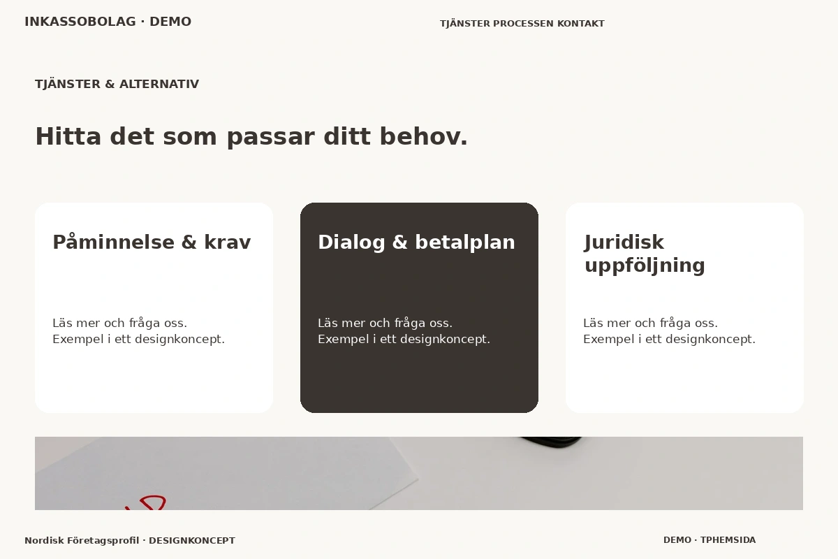 Nordisk Företagsprofil – Tjänster & alternativ för inkassobolag