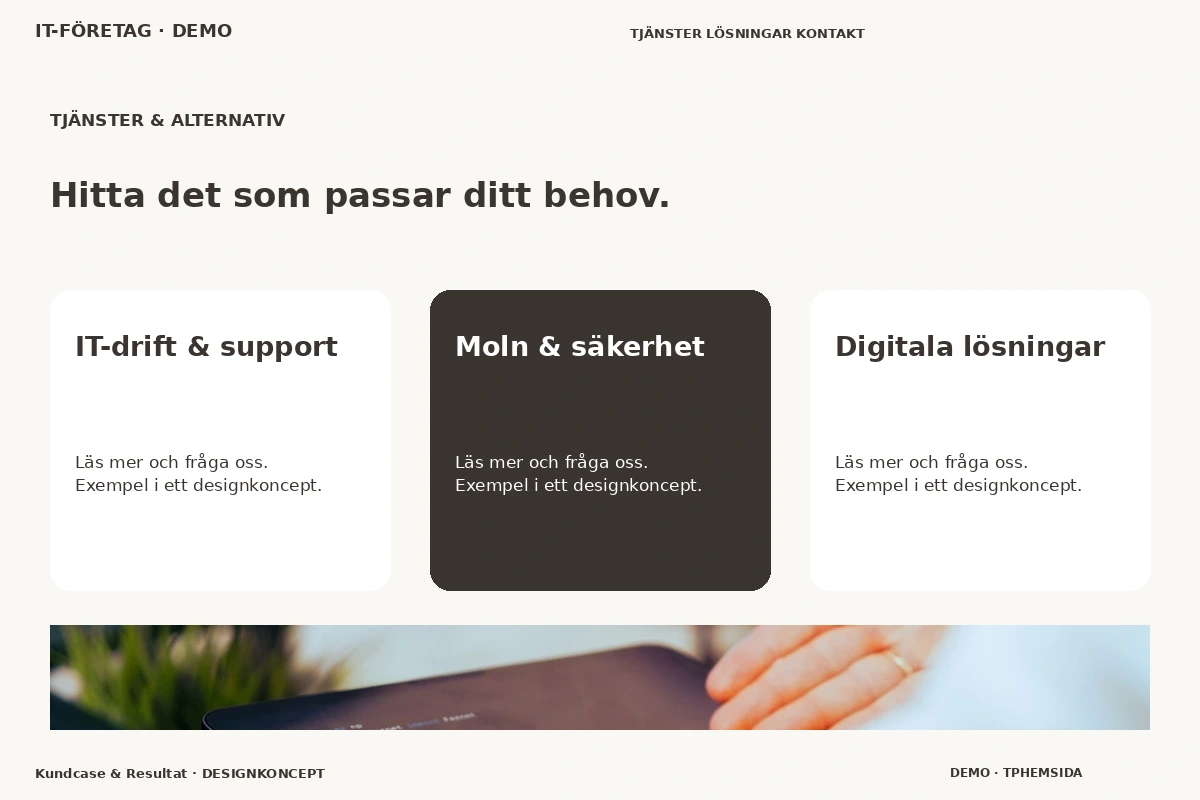 Kundcase & Resultat – Tjänster & alternativ för it-företag
