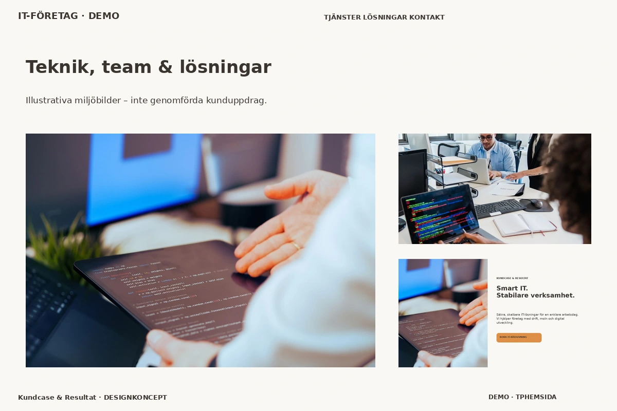 Kundcase & Resultat – Teknik, team & lösningar för it-företag