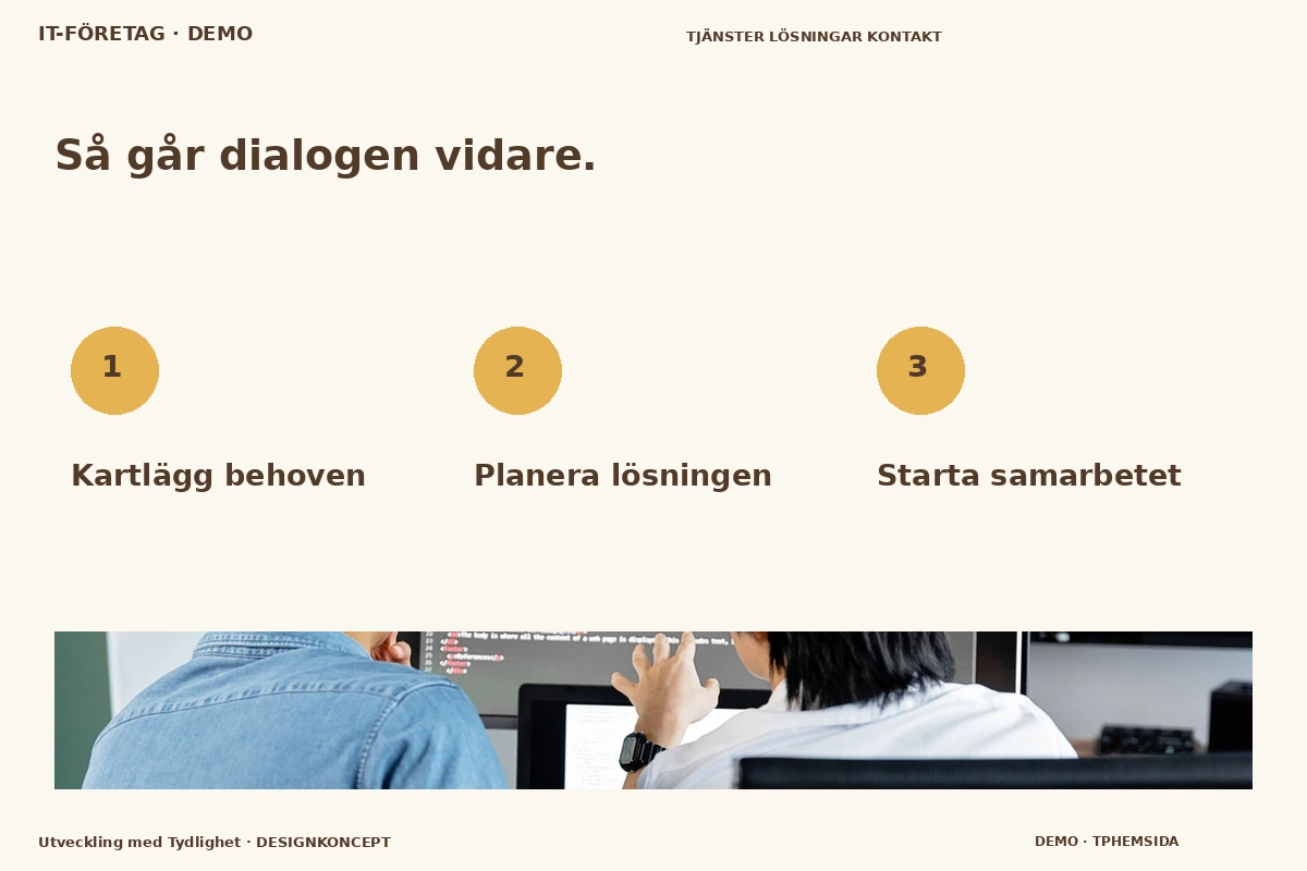 Utveckling med Tydlighet – Så fungerar dialogen för it-företag