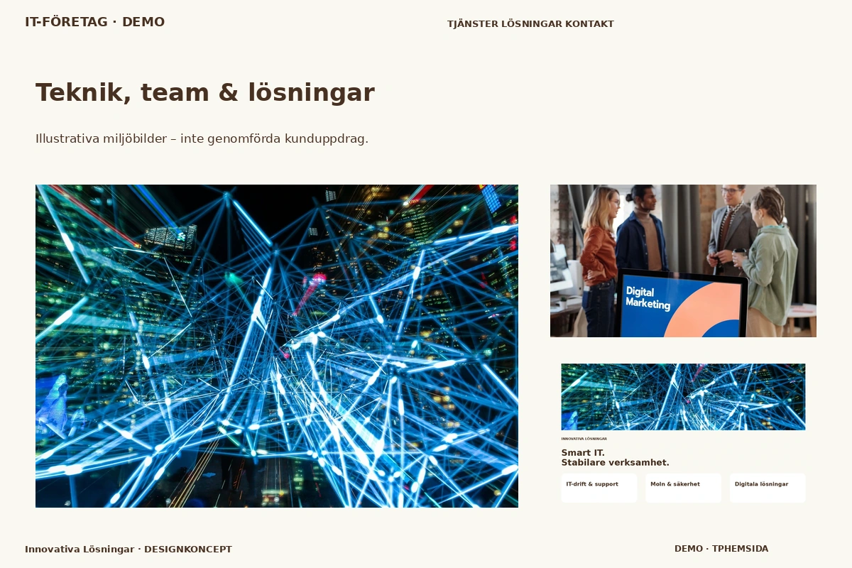 Innovativa Lösningar – Teknik, team & lösningar för it-företag