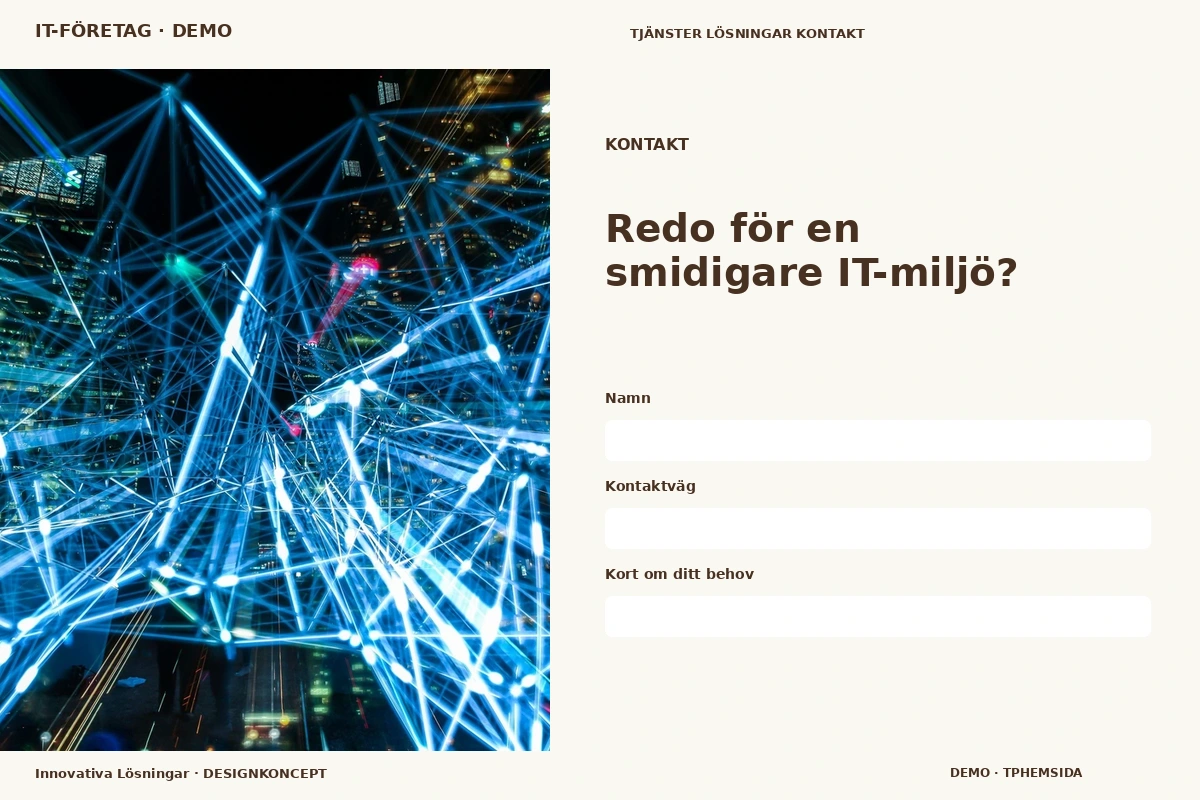 Innovativa Lösningar – Kontakt för it-företag