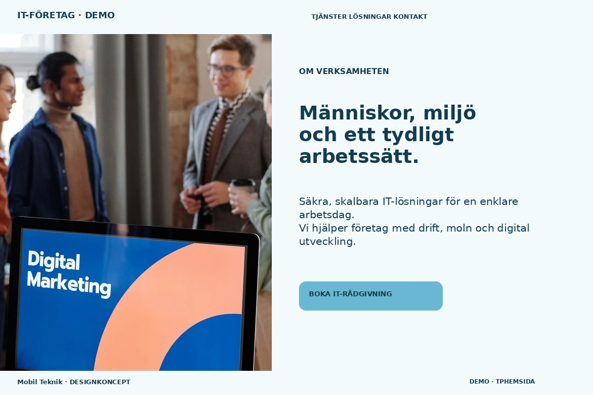 Mobil Teknik – Om verksamheten för it-företag