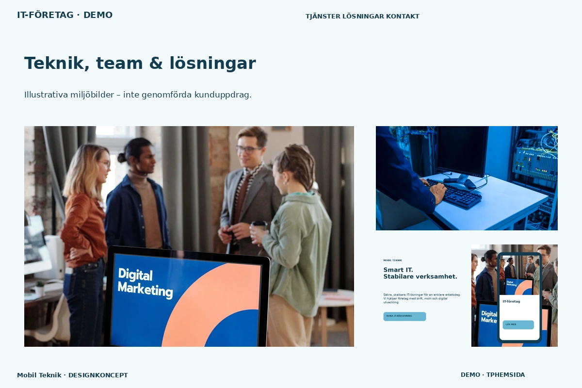Mobil Teknik – Teknik, team & lösningar för it-företag
