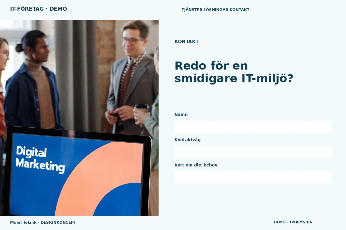 Mobil Teknik – Kontakt för it-företag