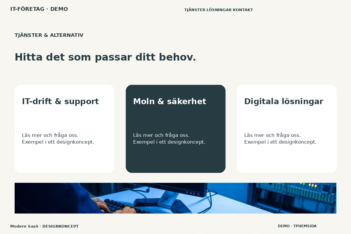 Modern SaaS – Tjänster & alternativ för it-företag