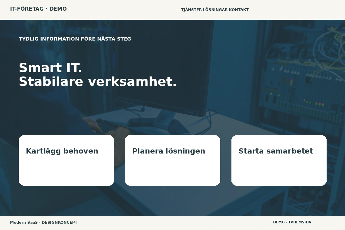Modern SaaS – Inför ditt val för it-företag