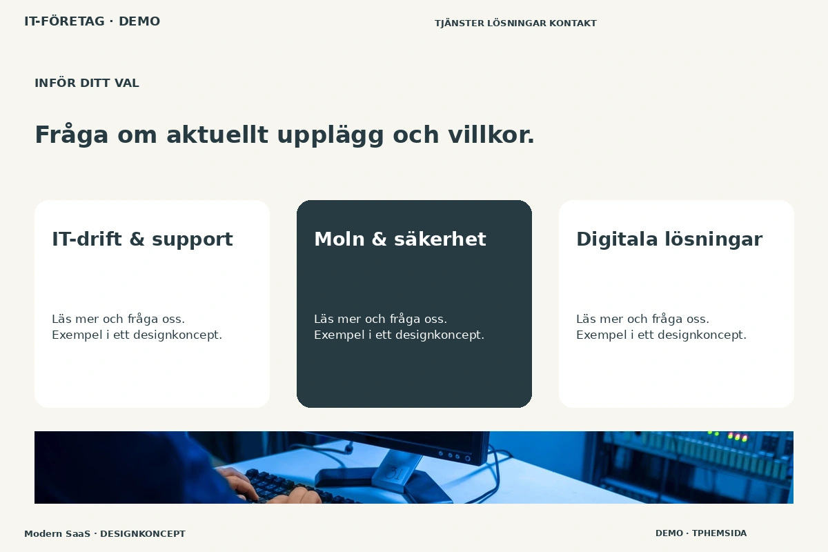 Modern SaaS – Alternativ & villkor för it-företag