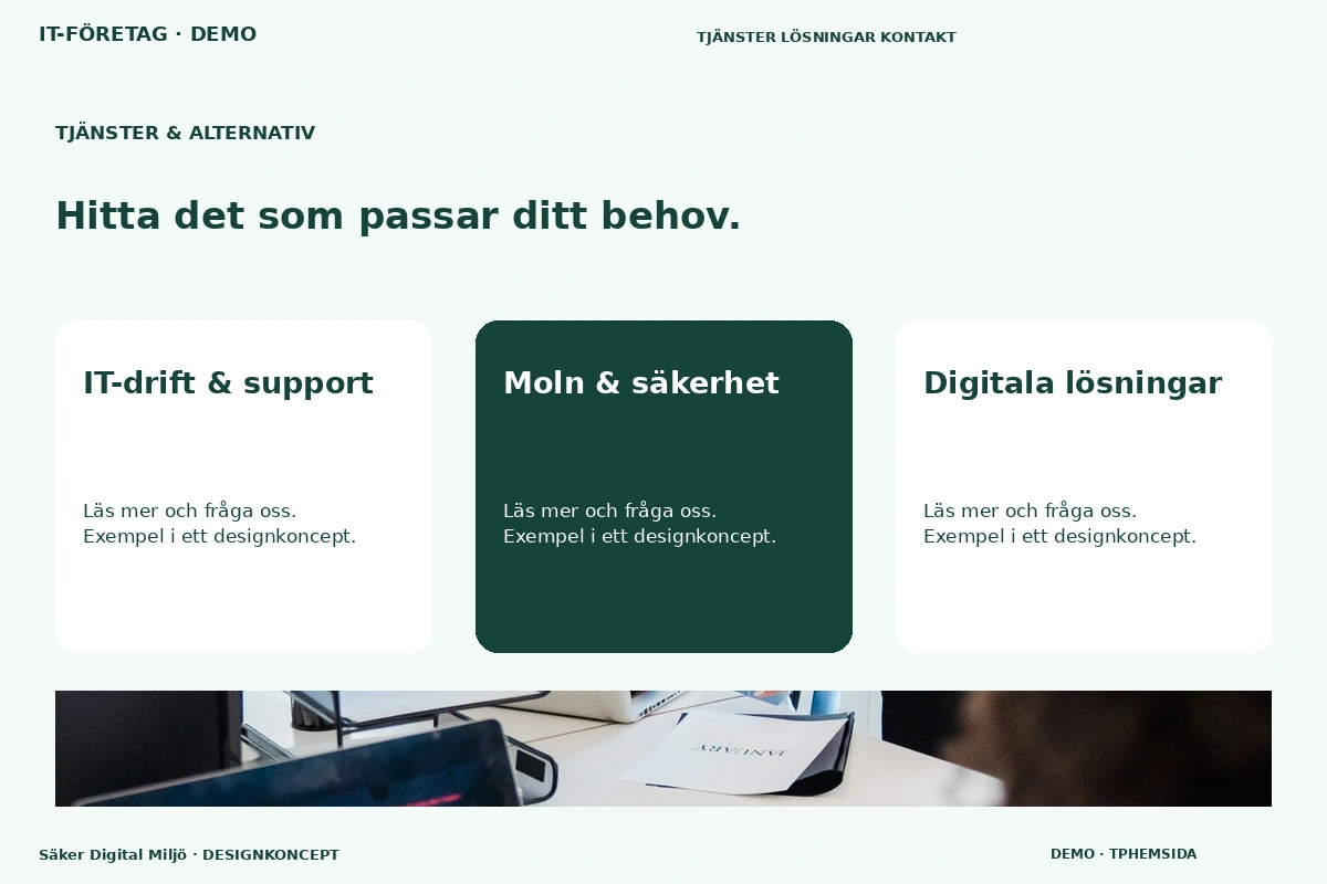 Säker Digital Miljö – Tjänster & alternativ för it-företag