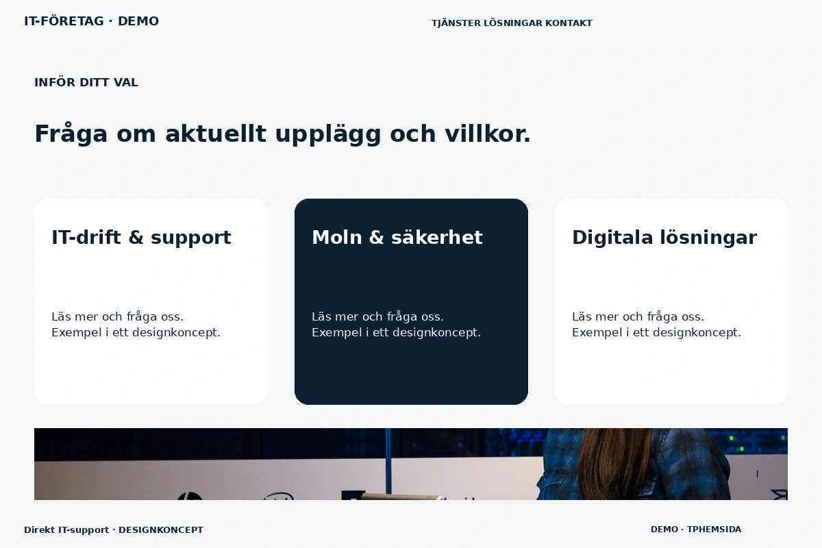 Direkt IT-support – Alternativ & villkor för it-företag