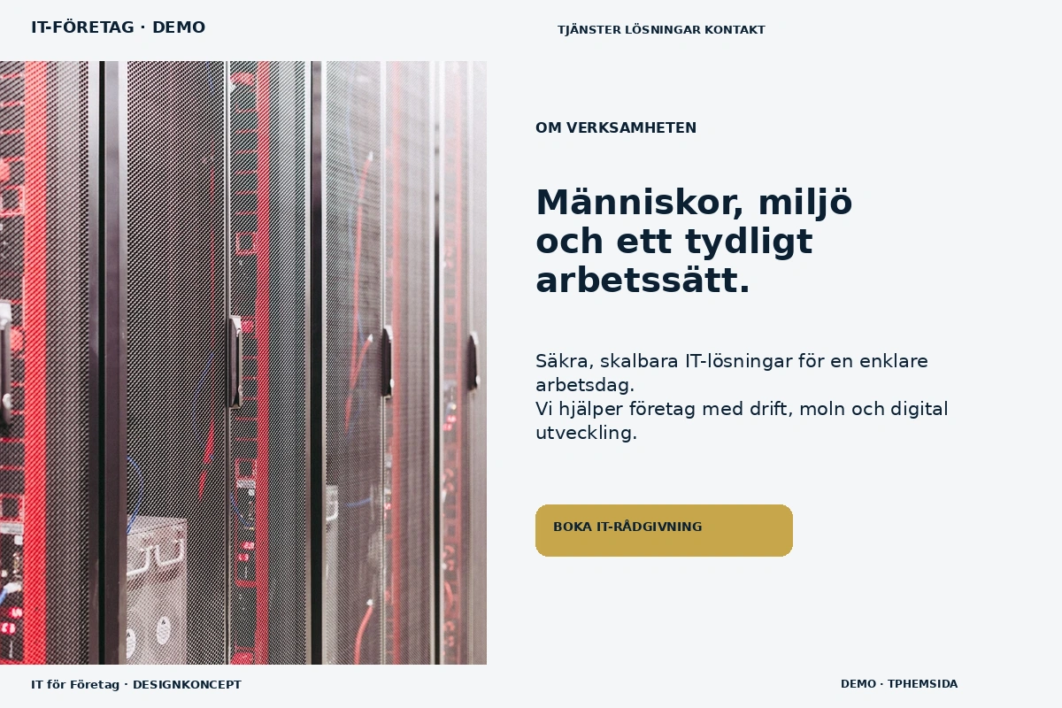 IT för Företag – Om verksamheten för it-företag