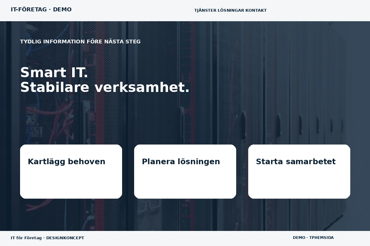 IT för Företag – Inför ditt val för it-företag