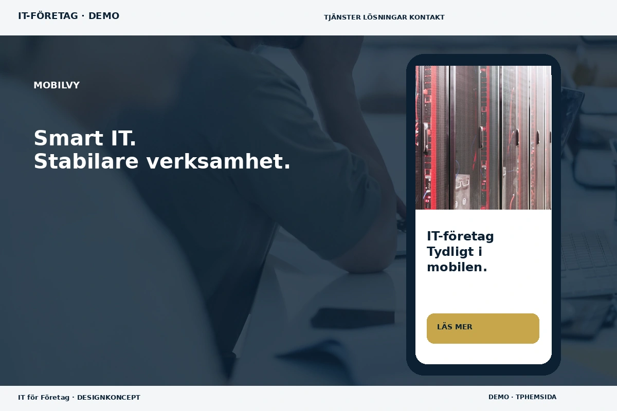 IT för Företag – Mobilvy för it-företag