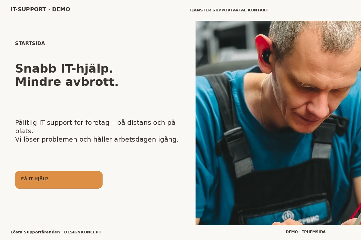 Lösta Supportärenden – Startsida för it-support