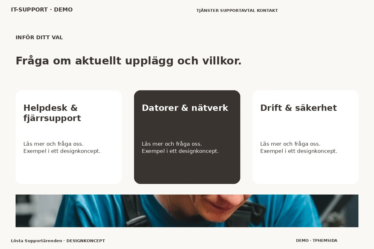 Lösta Supportärenden – Alternativ & villkor för it-support