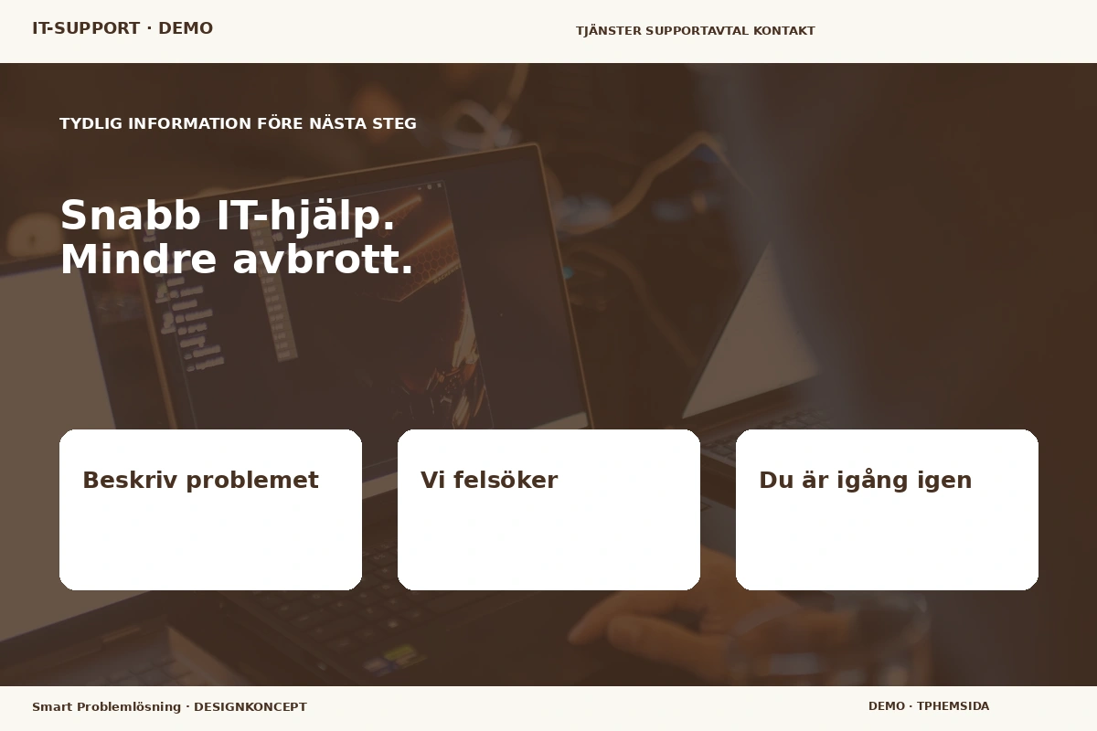 Smart Problemlösning – Inför ditt val för it-support