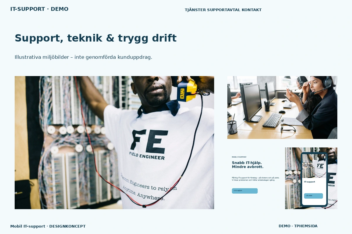 Mobil IT-support – Support, teknik & trygg drift för it-support