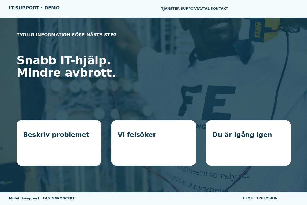 Mobil IT-support – Inför ditt val för it-support