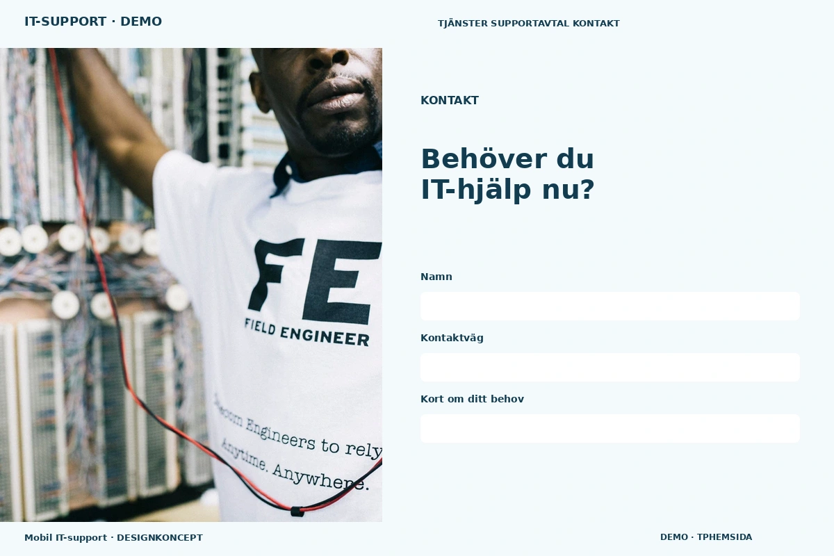 Mobil IT-support – Kontakt för it-support