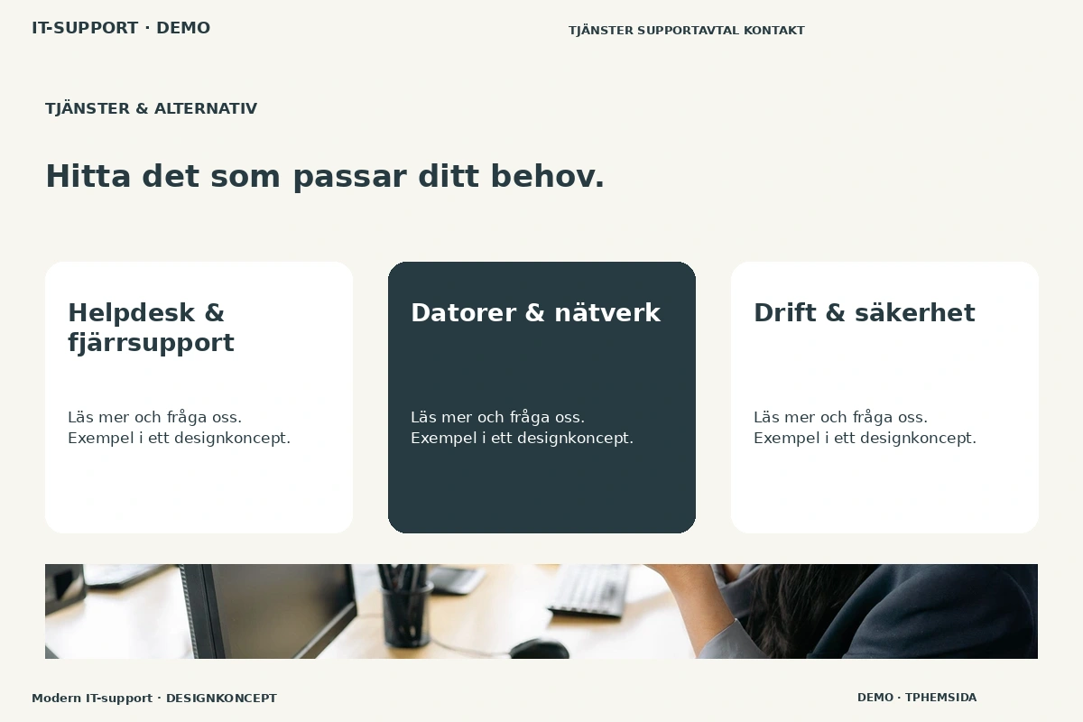 Modern IT-support – Tjänster & alternativ för it-support