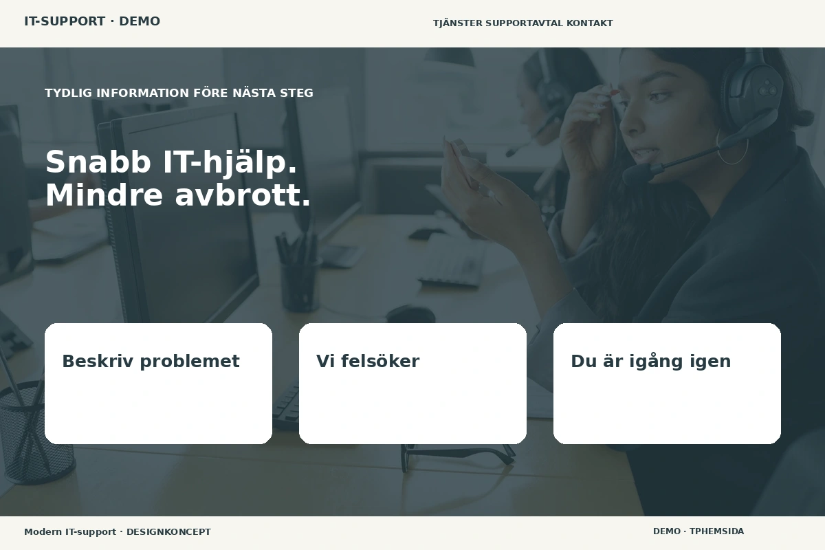 Modern IT-support – Inför ditt val för it-support
