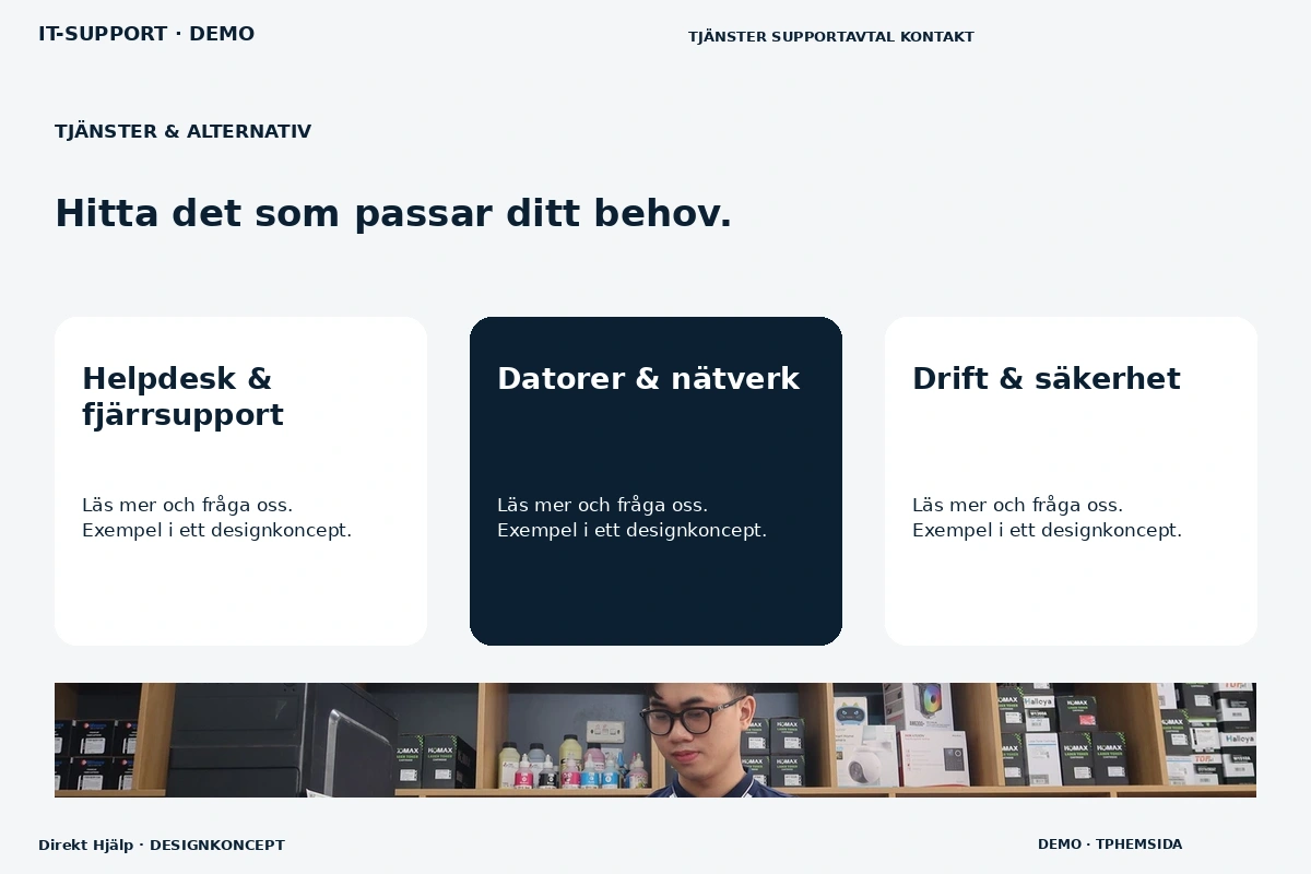 Direkt Hjälp – Tjänster & alternativ för it-support