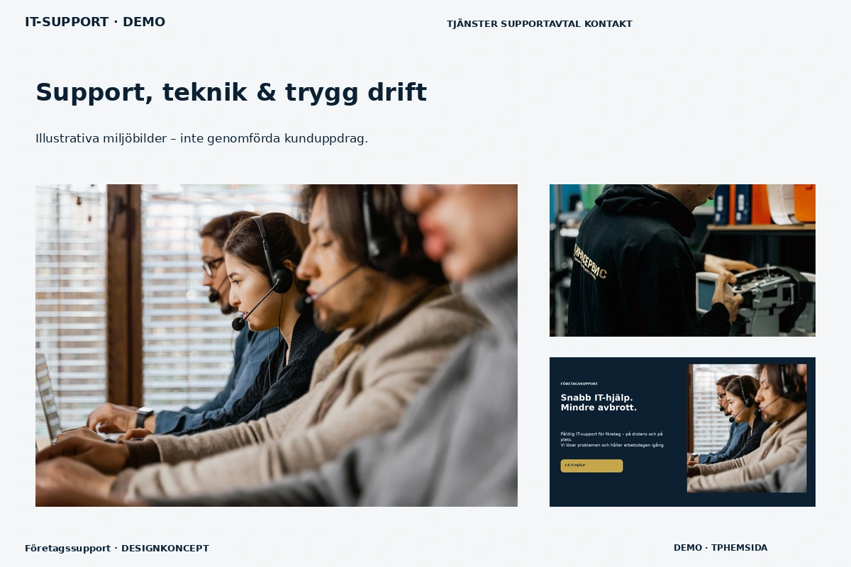 Företagssupport – Support, teknik & trygg drift för it-support