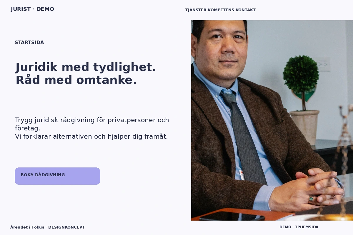 Ärendet i Fokus – Startsida för jurist