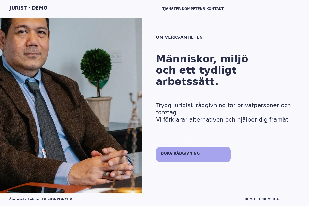 Ärendet i Fokus – Om verksamheten för jurist