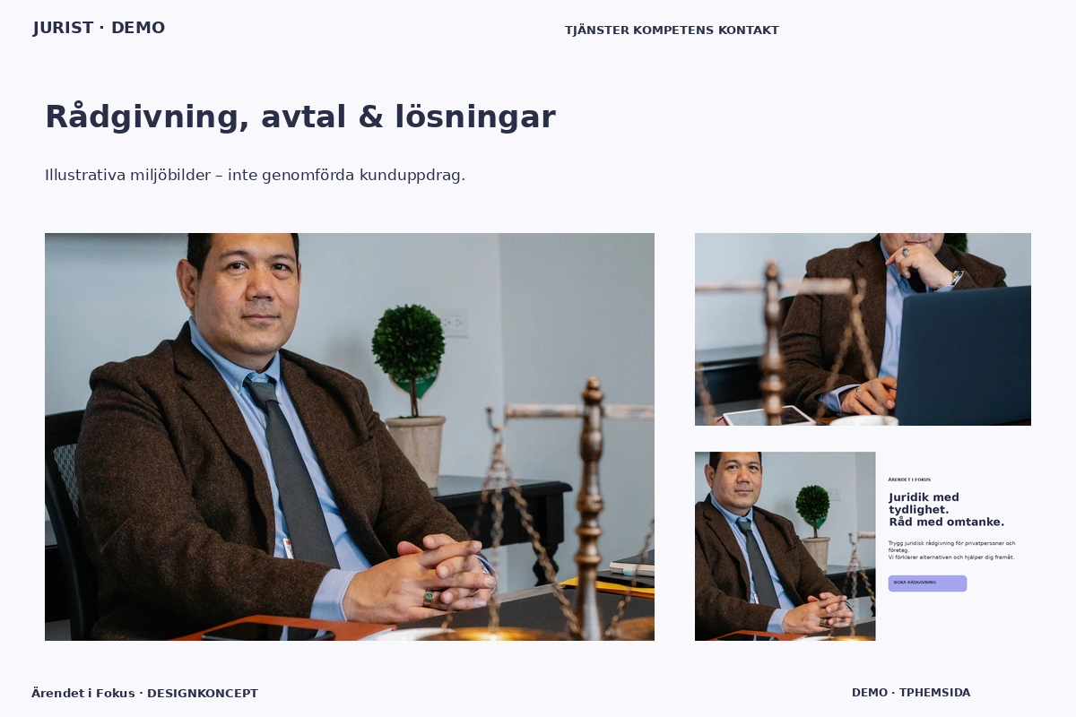 Ärendet i Fokus – Rådgivning, avtal & lösningar för jurist