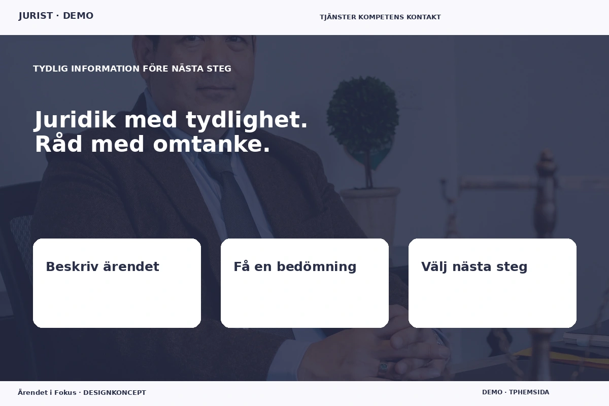 Ärendet i Fokus – Inför ditt val för jurist