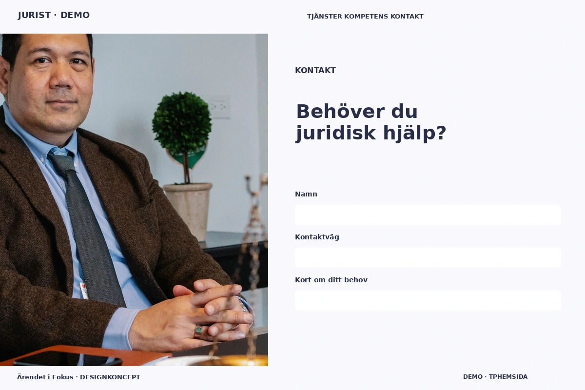 Ärendet i Fokus – Kontakt för jurist