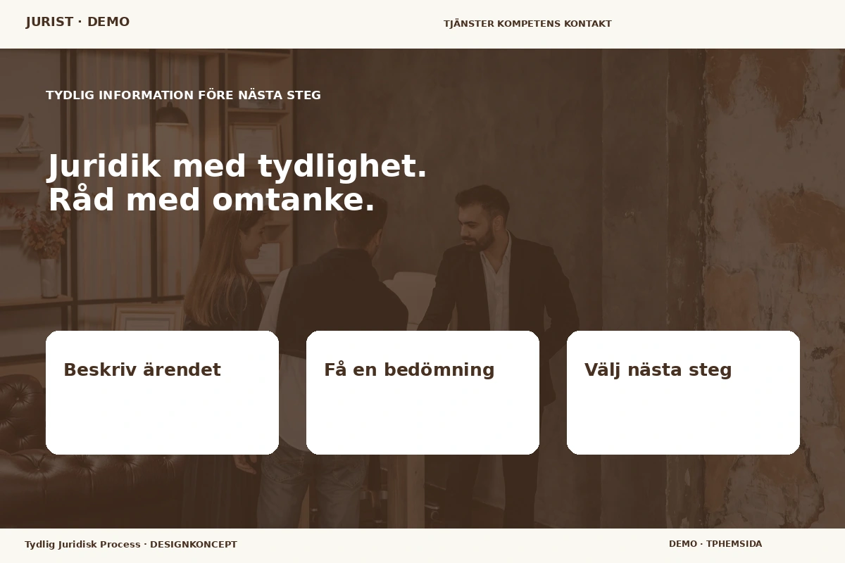 Tydlig Juridisk Process – Inför ditt val för jurist