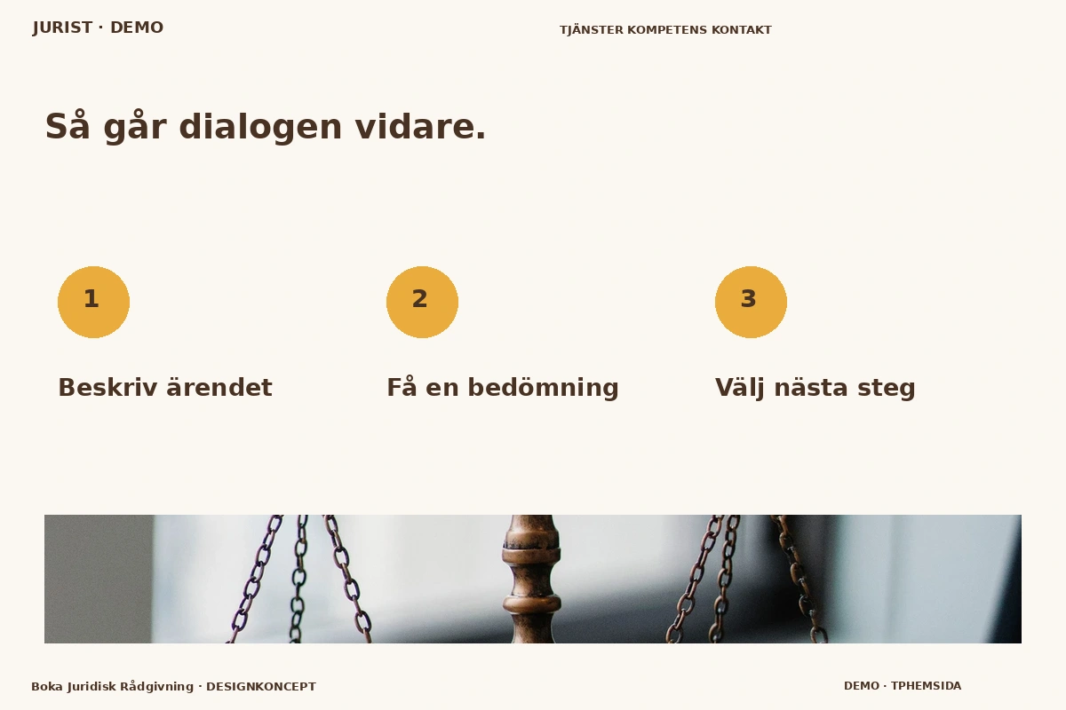 Boka Juridisk Rådgivning – Så fungerar dialogen för jurist