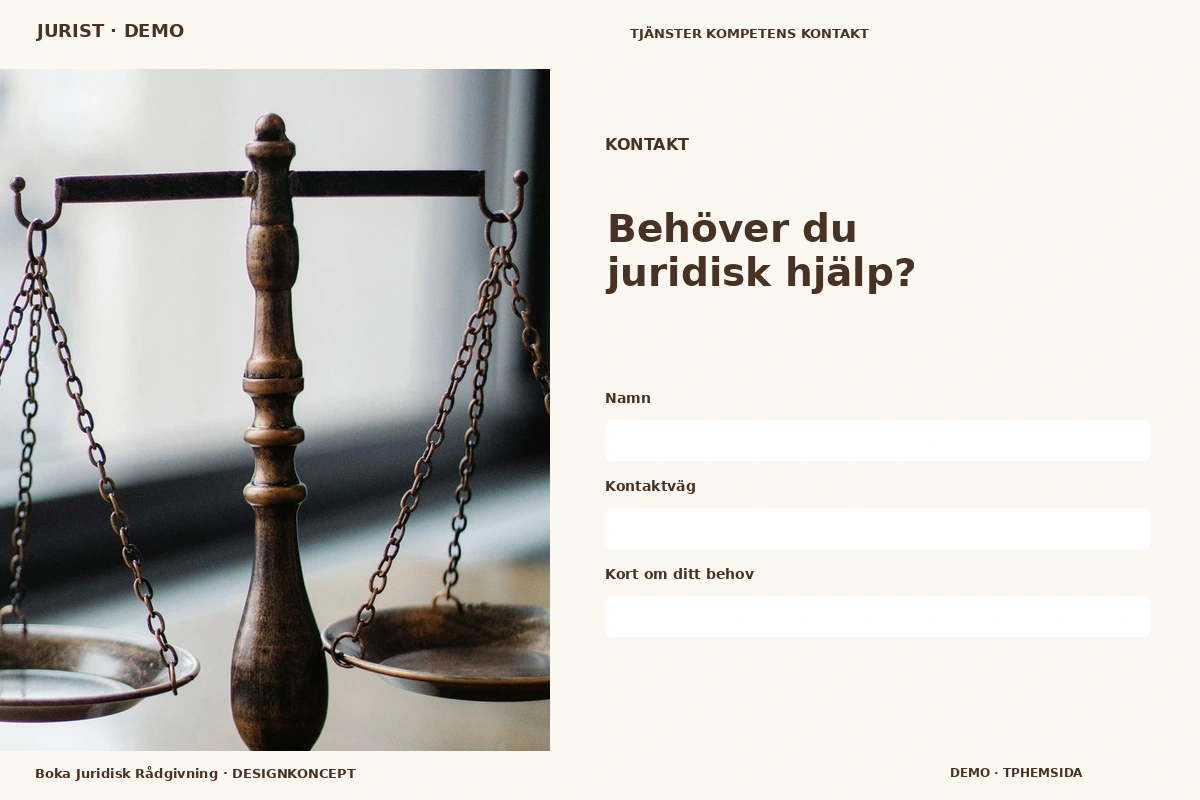 Boka Juridisk Rådgivning – Kontakt för jurist