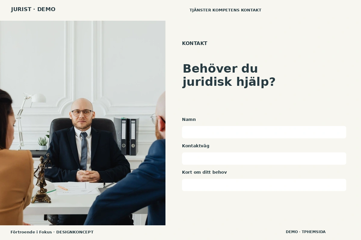 Förtroende i Fokus – Kontakt för jurist