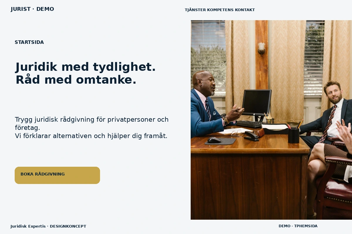 Juridisk Expertis – Startsida för jurist