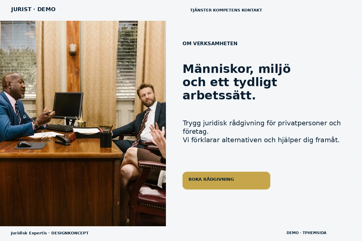 Juridisk Expertis – Om verksamheten för jurist